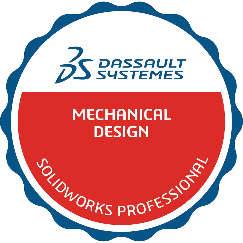 Certified SOLIDWORKS Professional, Mechanical Design badge